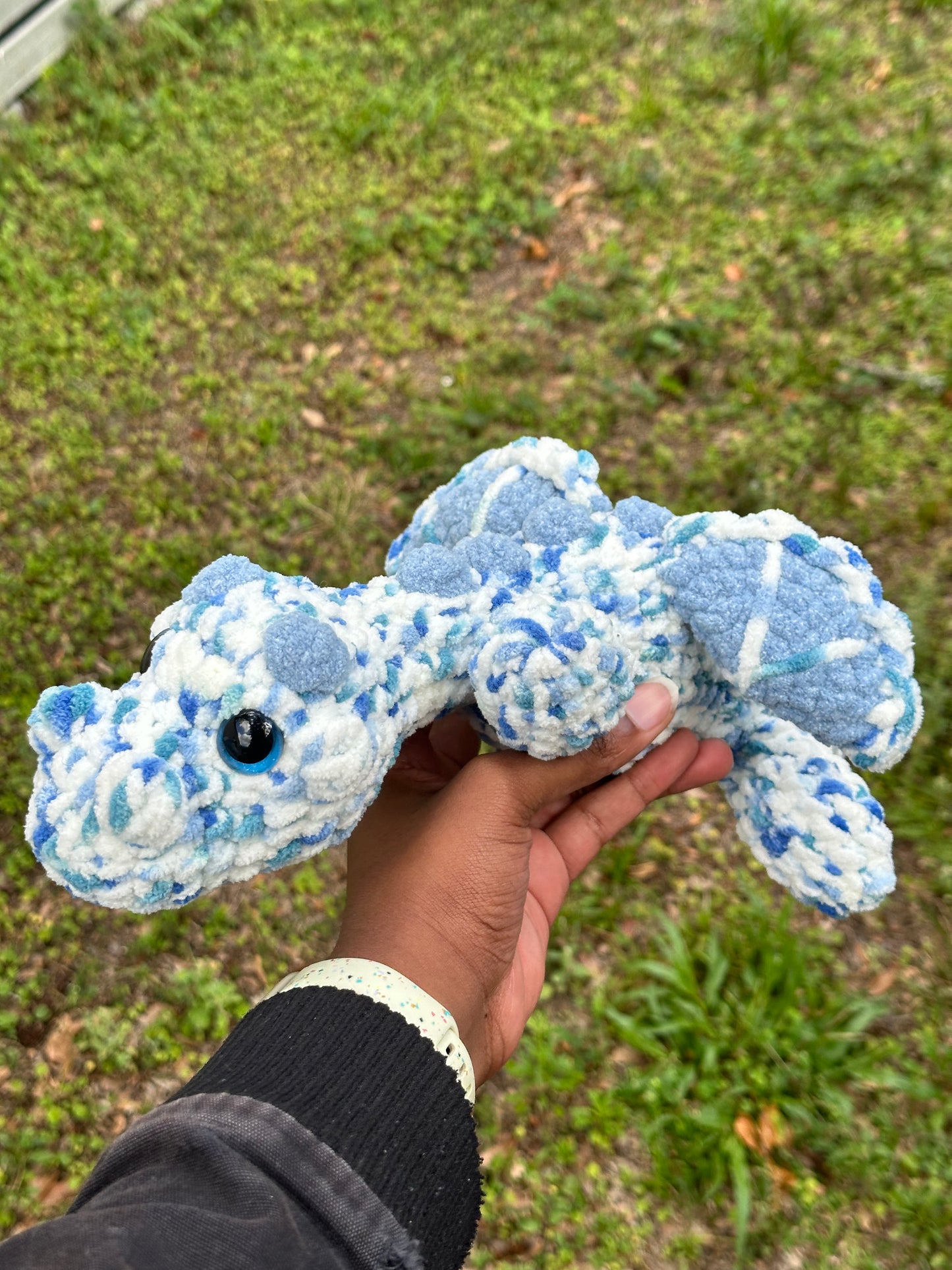 Blue and White Dragon