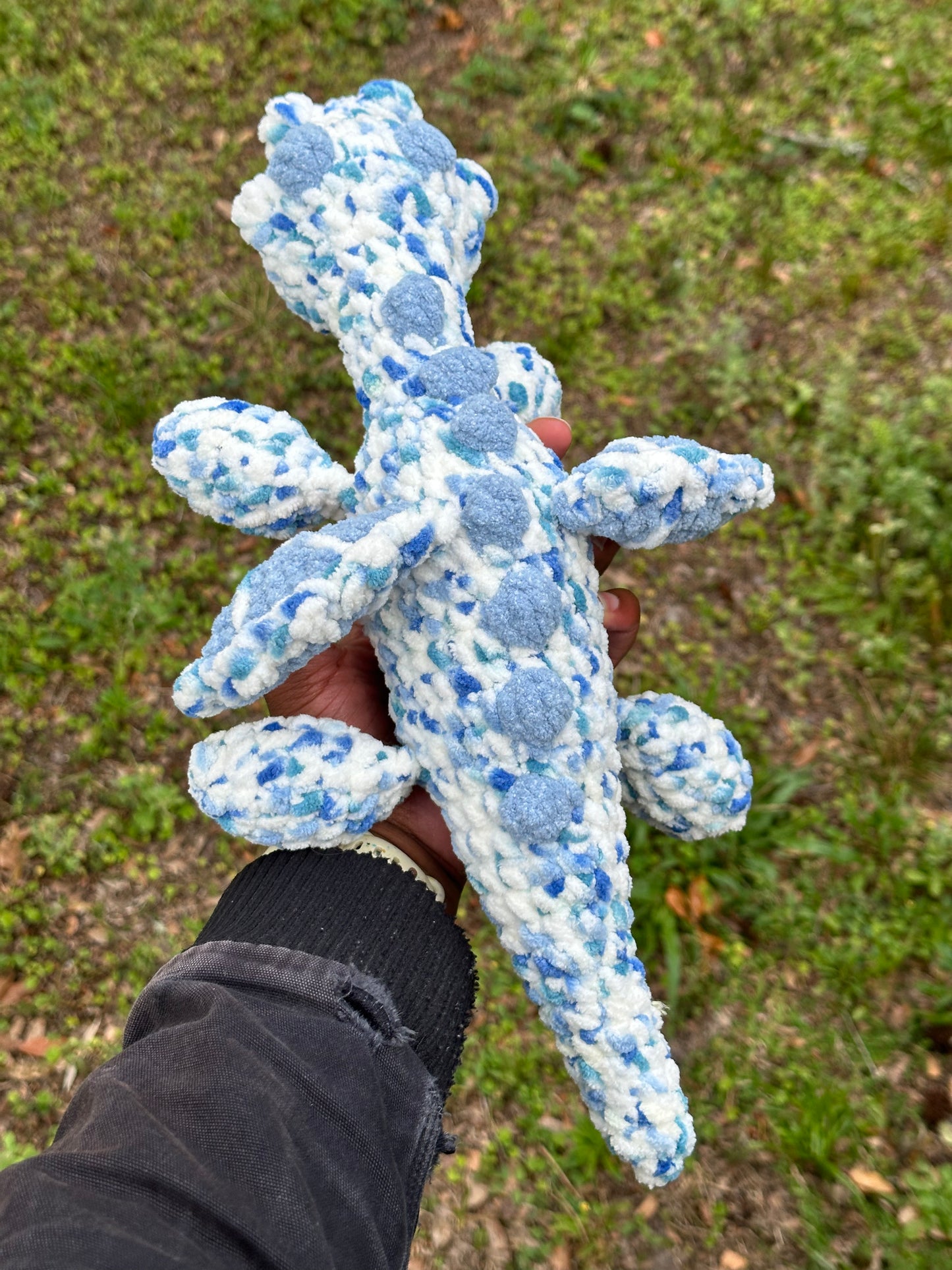 Blue and White Dragon