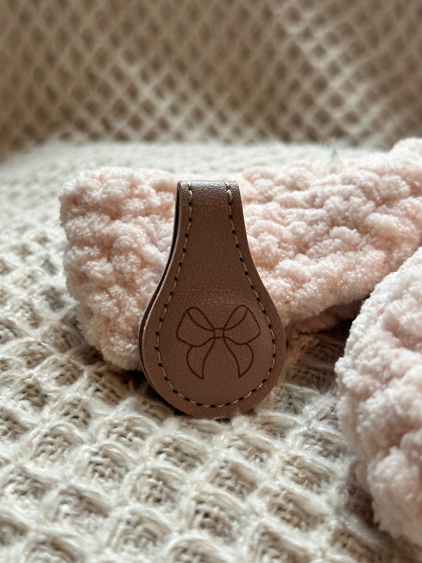 Engraved Leather Bookmark