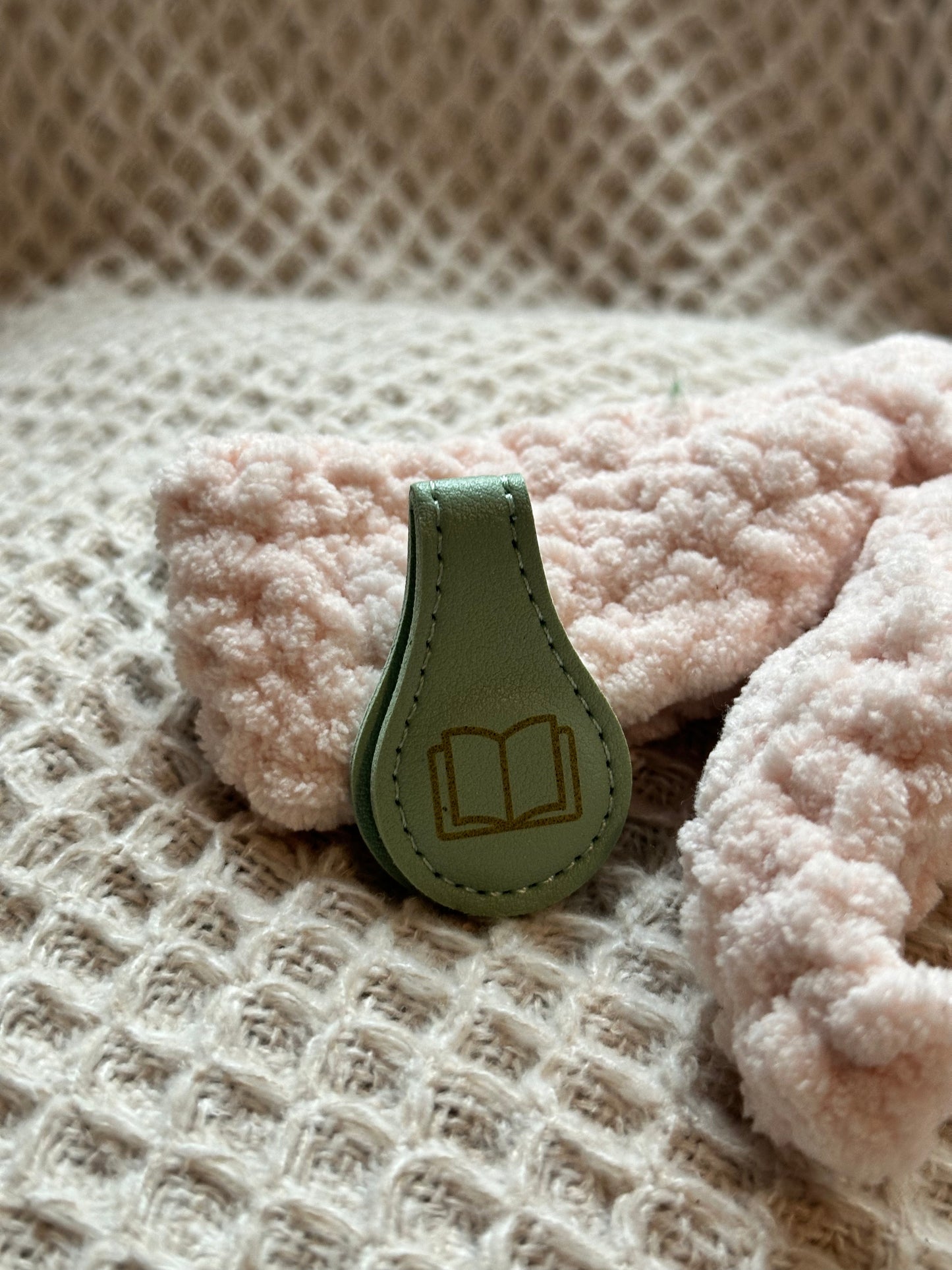 Engraved Leather Bookmark