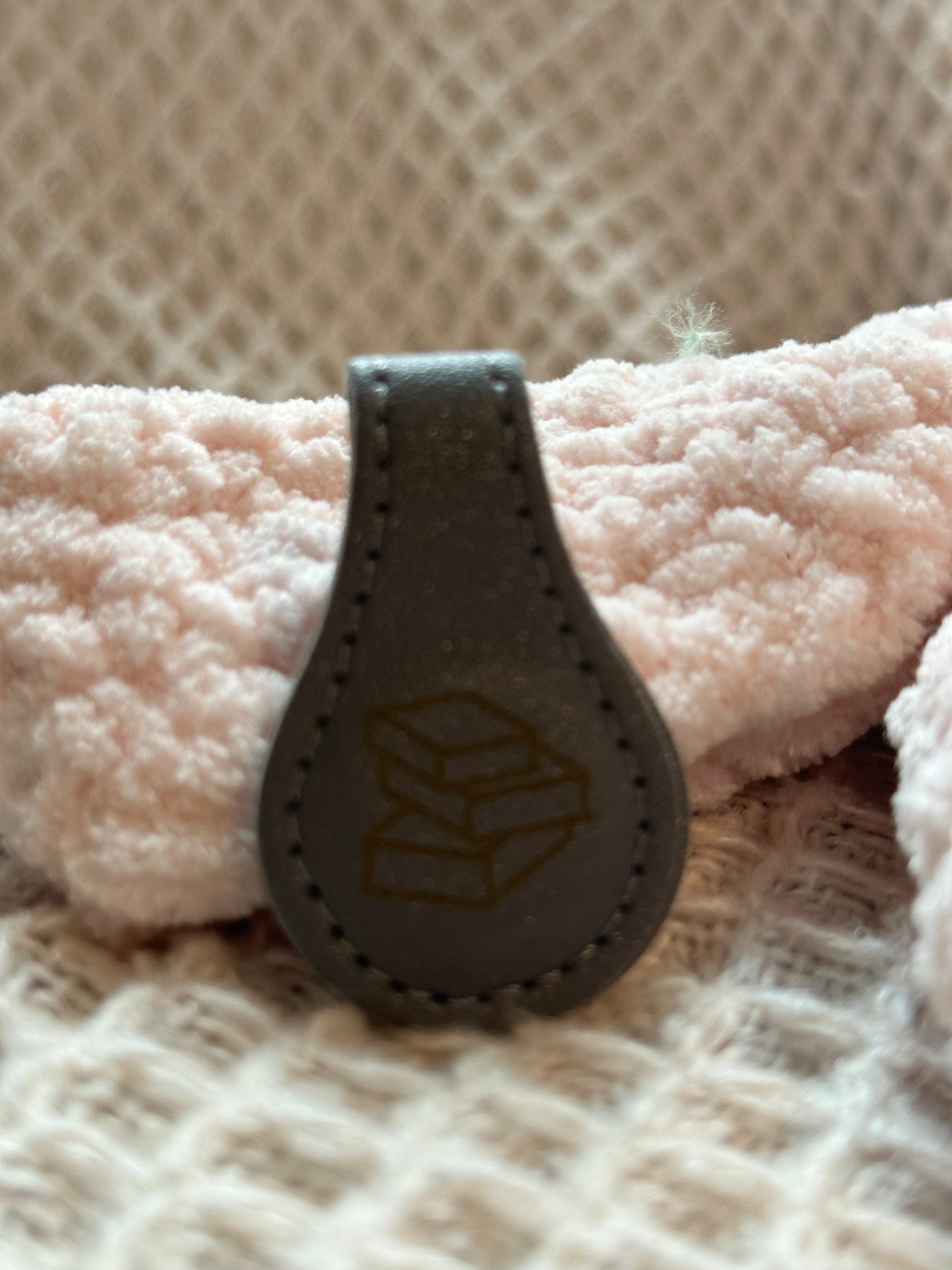 Engraved Leather Bookmark