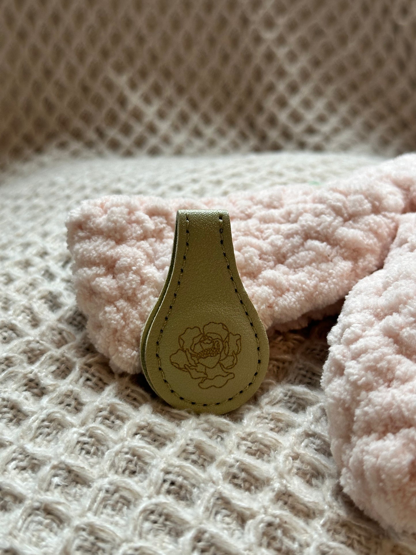 Engraved Leather Bookmark