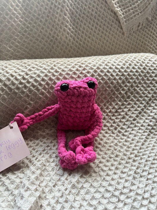 Pink Sparkly Leggy Frog