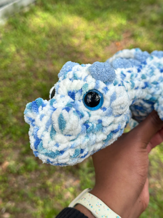 Blue and White Dragon