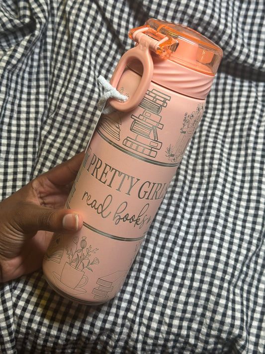 Pretty Girls Read Water Bottle